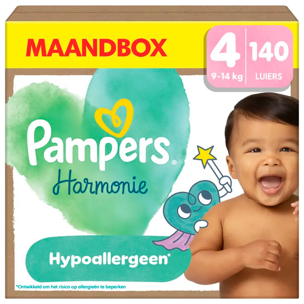 Pampers Harmonie luiers maat 4 maandbox