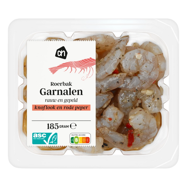 Stir-fry garlic shrimp