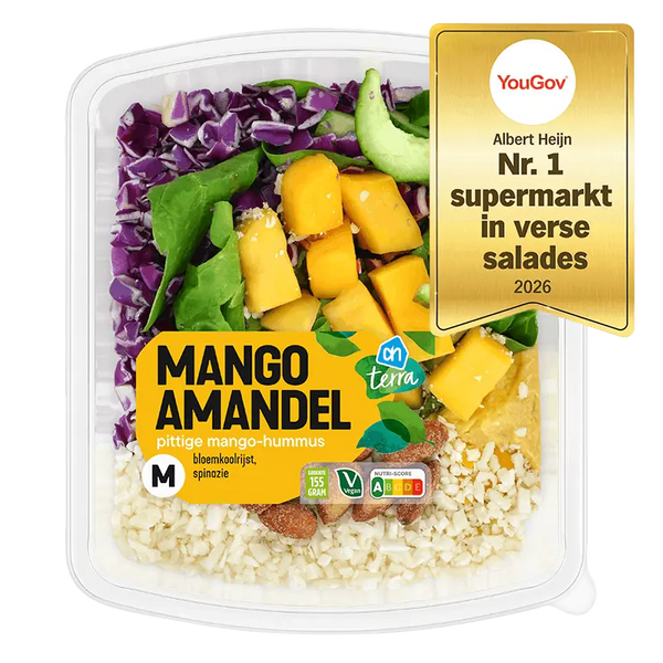 Terra Plantaardige lunchsalade mango amandel