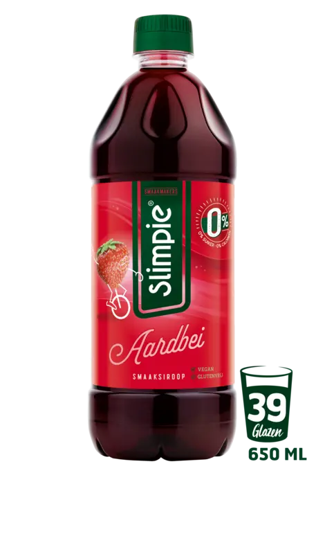 Slimpie Strawberry syrup 0% sugar