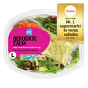 Mahlzeitensalat geräucherter Lachs