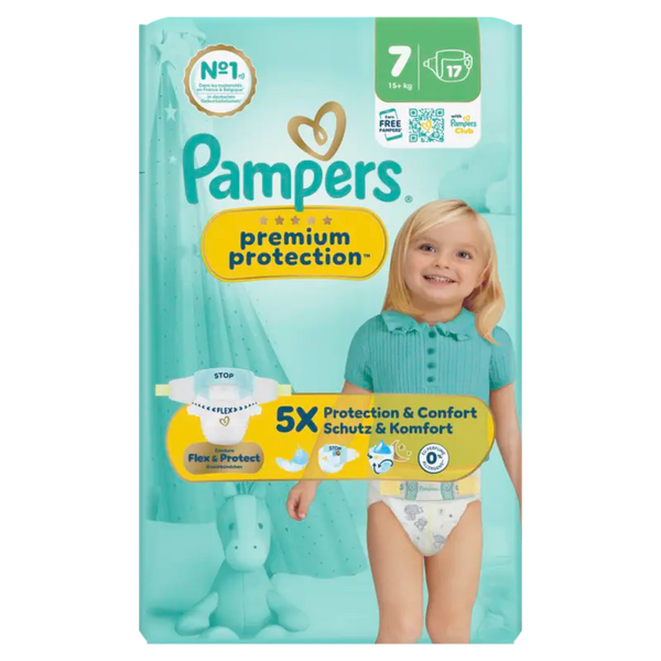 Pampers Premium Protection Windeln Größe 7