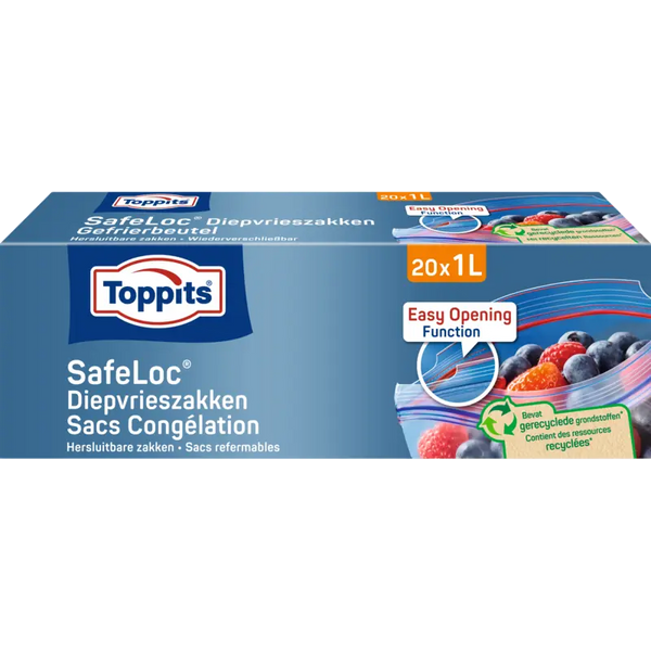 Toppits Safeloc Gefrierbeutel 1 Liter