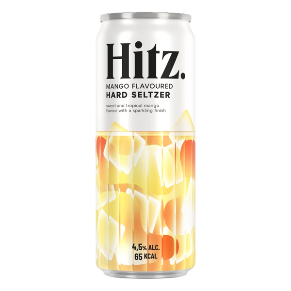 Hitz Hard seltzer mango flavoured