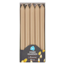 Beige dinner candles 8 hours