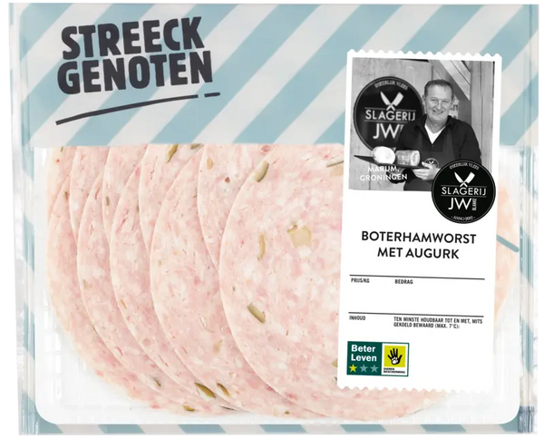 Streeckgenoten Boterhamwurst mit Gurke
