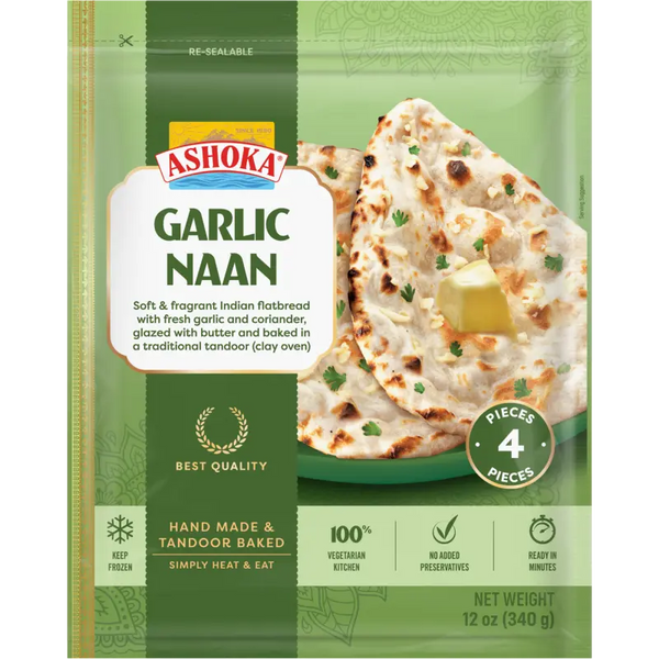 Ashoka Knoflook naan