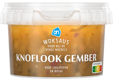 Woksaus gember knoflook