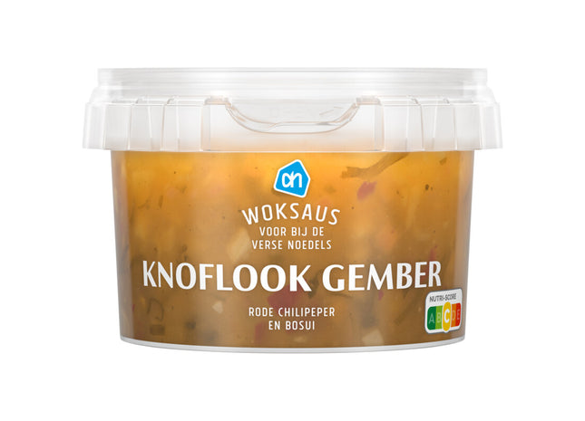 Woksaus gember knoflook