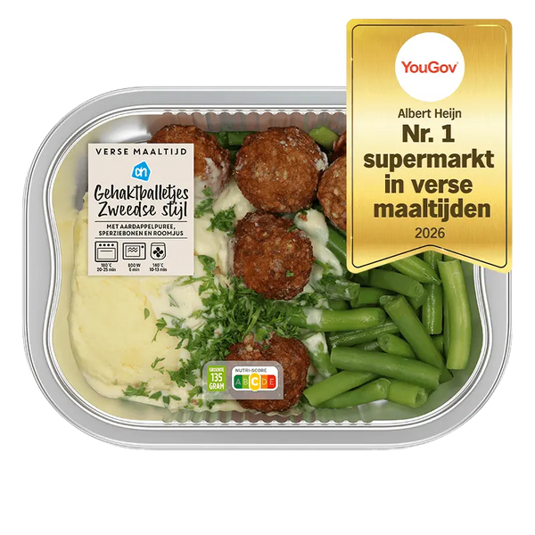 Fresh meal Swedish meatballs