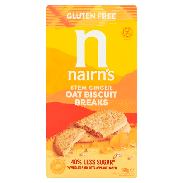 Nairn's Biscuit breaks oats ginger glutenvrij