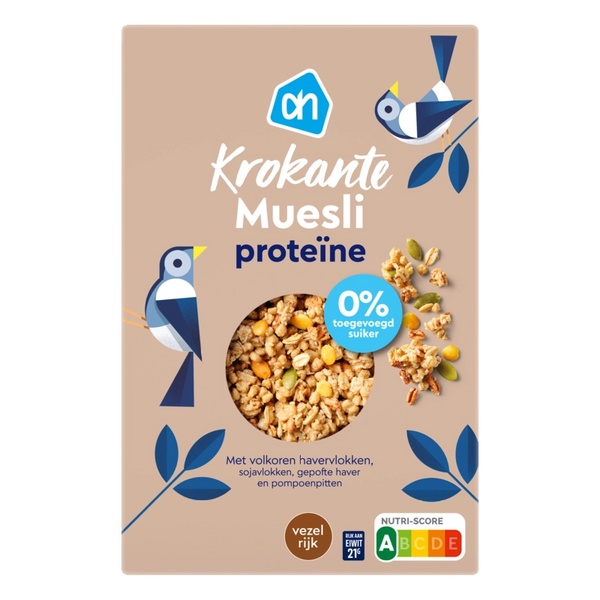 Krokante muesli proteine