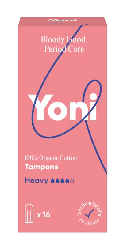 Yoni Tampons of organic cotton heavy
