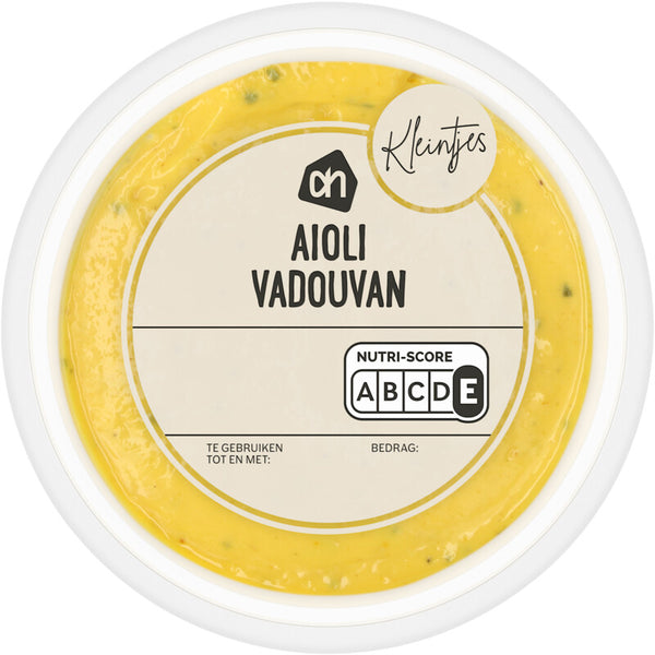 Kleintje aioli vadouvan