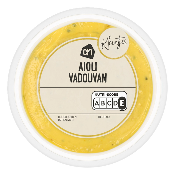 Kleintje aioli vadouvan