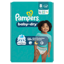 Pampers Baby-Dry diapers size 8