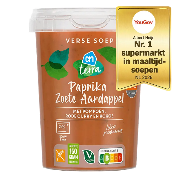 Frische Suppe Paprika-Süßkartoffel