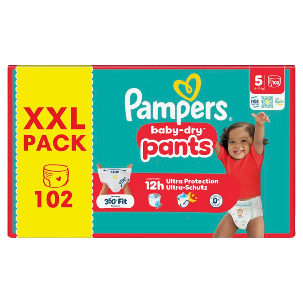 Pampers Baby-dry pants maat 5 XXL pack