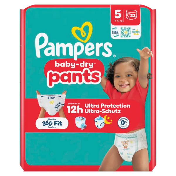 Pampers Baby-dry Windelhosen Größe 5