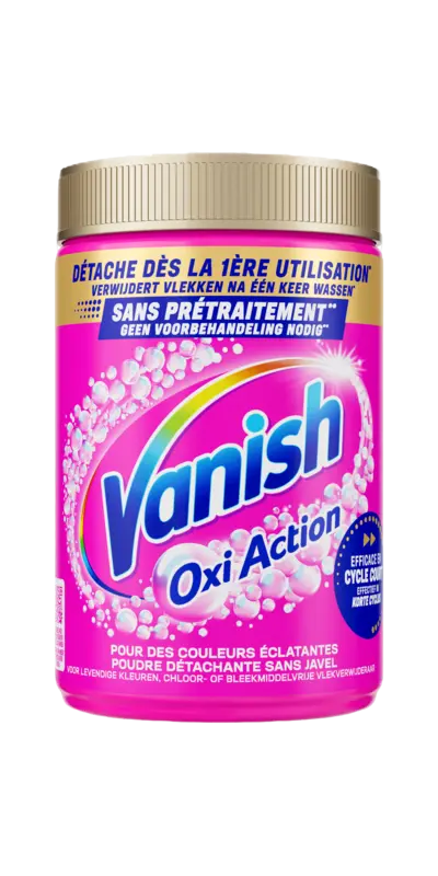 Vanish Vlekverwijderaar poeder gekleurde was
