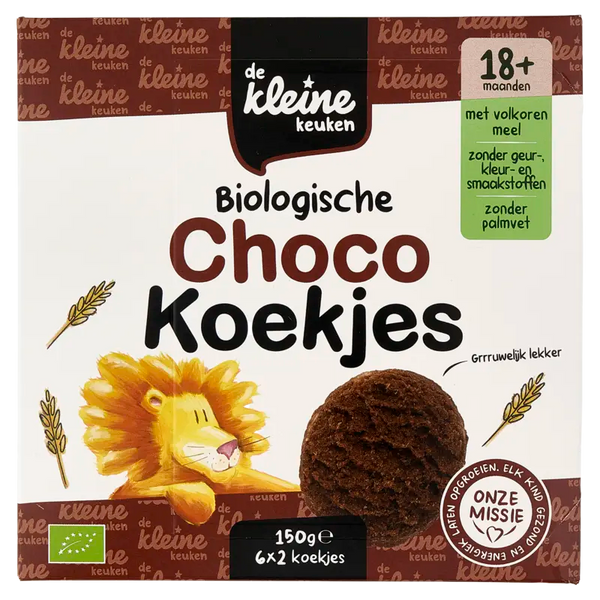 De Kleine Keuken Biologische Schokoladenkekse 18m+