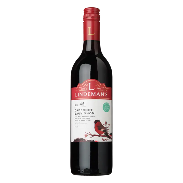 Lindeman's Bin 45 red wine from Cabernet Sauvignon grapes