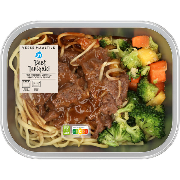 Verse maaltijd beef teriyaki