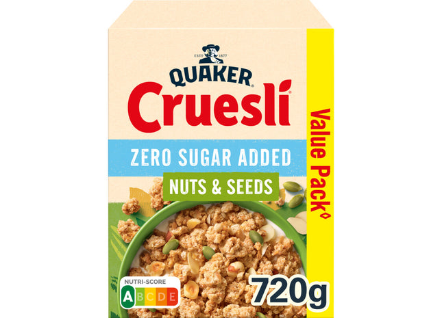 Quaker Nuts & seeds zero sugar added