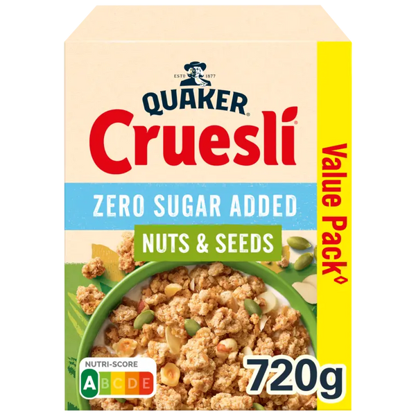 Quaker Nuts & Seeds Zero Sugar Added