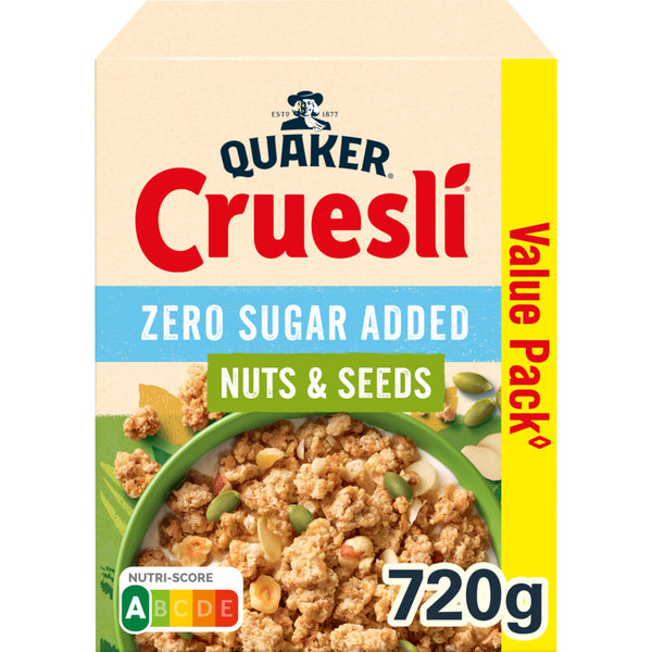 Quaker Nuts & seeds zero sugar added