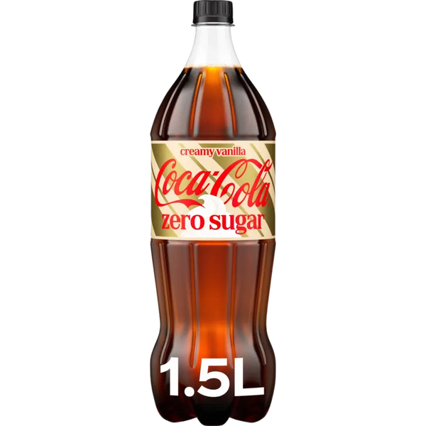 Coca-Cola Zero sugar holiday creamy vanilla