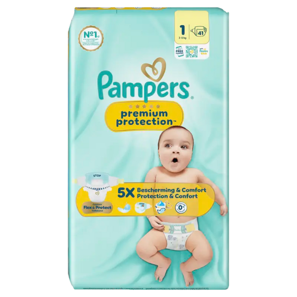 Pampers Premium protection luiers maat 1
