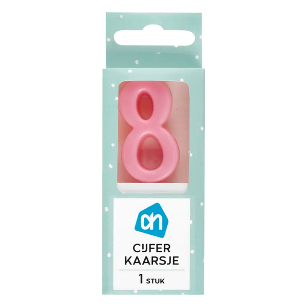 Candle number 8 color