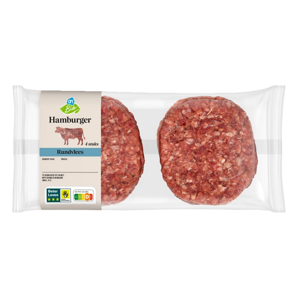 Bio-Hamburger 4 Stück