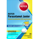 Red Paracetamol junior 250 mg dissolving tablets