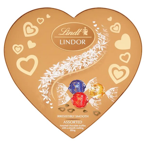 Lindt Lindor gemengde chocolade hart