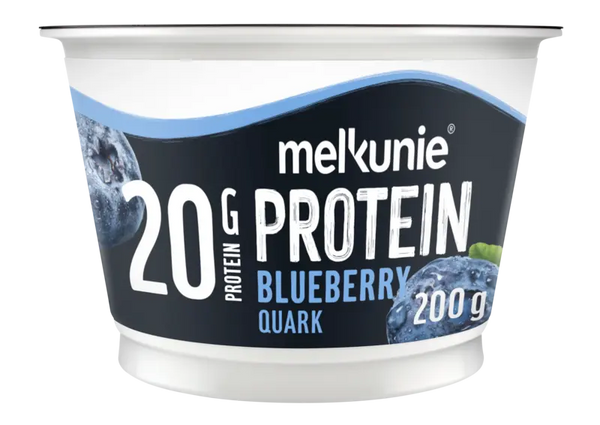 Melkunie Protein blueberry curd cheese