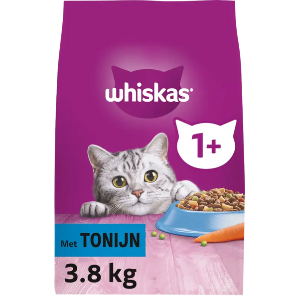 Whiskas 1+ Brokken met tonijn