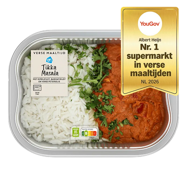 Verse maaltijd tikka masala