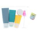 Care Travel Set silicone refill bottles set