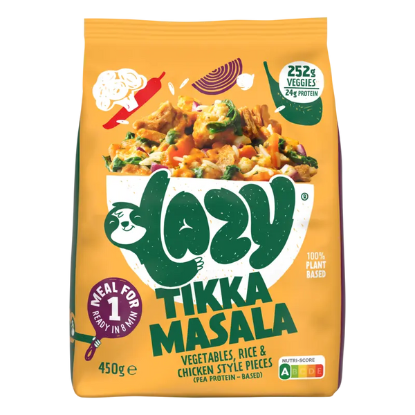 Lazy Vegan Tikka masala maaltijd