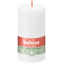 Bolsius Rustieke kaars wit 13cm