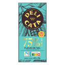 Delicata Reep puur fleur de sel 75% cacao