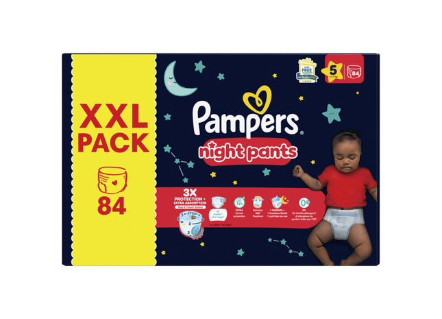 Pampers Baby-dry night pants XXL-pack maat 5
