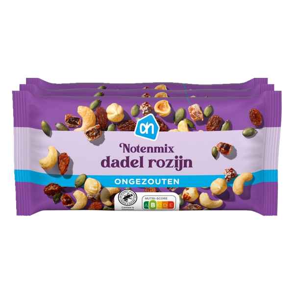 Nut mix date raisin 3-pack