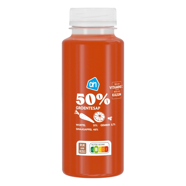 50% Gemüsesaft Karotte Orange Ingwer