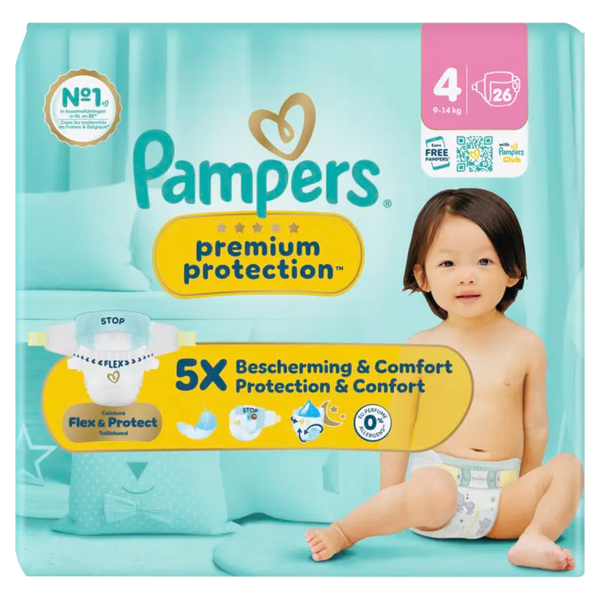 Pampers Premium protection luiers maat 4