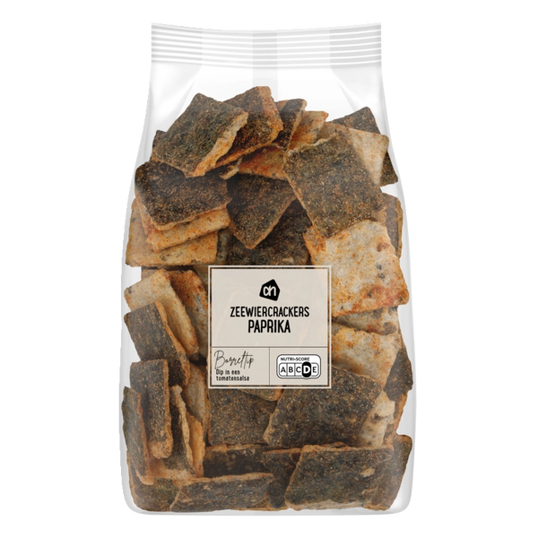 Seaweed crackers paprika