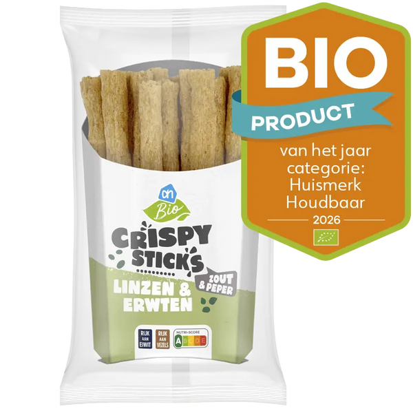 Organic legume sticks salt & pepper