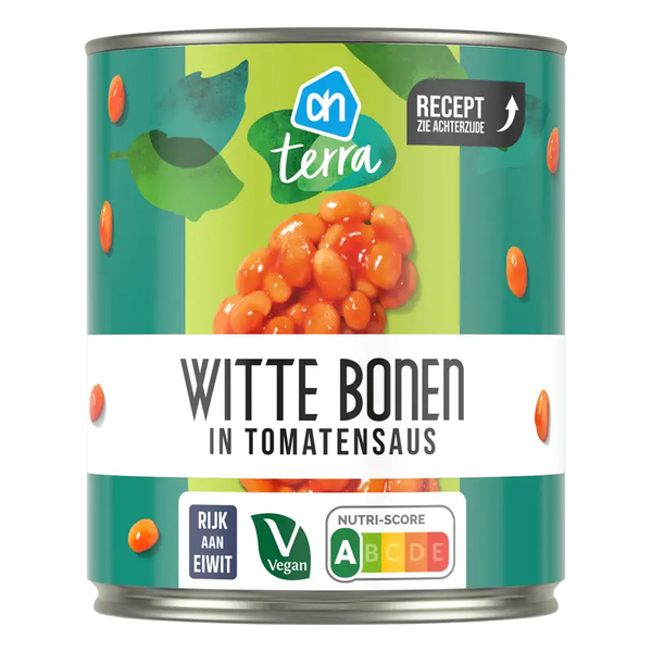 Witte bonen in tomatensaus